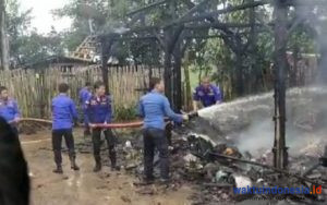 1 Unit Rumah di Kotabumi Selatan Kebakaran