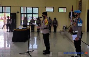 Kasat Reskrim Polres Pesawaran Diisi Wajah Baru, Kapolres Ungkap Kiprah Mantan