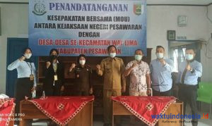 Ini Bunyi MoU Kejari Pesawaran Dengan Desa se-Kecamatan Waylima