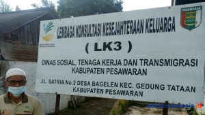 Meski Pandemi, LK3 Pesawaran Tak Surut Layani Masalah Sosial