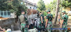 Pupuk Jiwa Gotong Royong, TNI Kerja Bakti Bersama Masyarakat