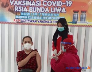 58 Tenaga Medis RSIA Bunda Disuntik Vaksin Covid-19 Sinovac