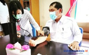 Dijadwal Pertama di Karo, Bupati Terkelin Tes Kesehatan jelang Suntik Vaksin Covid-19