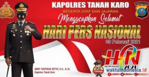 HPN 2021, Kapolres Yustinus : Berita jangan Hoaks harus Fakta!