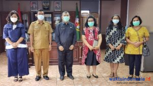 Bupati Karo Sambut Audensi Panitia Pentahbisan 15 Calon Pendeta GBKP