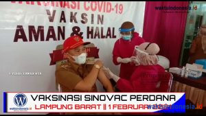 VIDEO: Bupati Parosil Disuntik Vaksin Covid-19