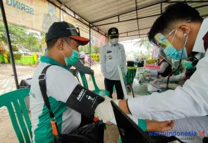 Bupati Saply Pantau Langsung Vaksinasi Covid-19
