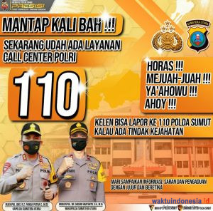 Polri Sediakan Layanan Call Center 110 Cegah Gangguan Kamtibmas