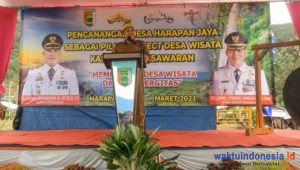 Bupati Dendi Resmikan Desa Harapan Jaya Sebagai Desa Wisata