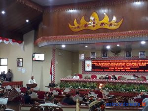 DPRD Lambar Rapat Paripuna HUT Lampung ke-57: Pertanian Berprestasi di Tengah Pandemi