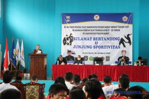 Plh Bupati Lingga Buka Kejuaraan Pencak Silat Pesibar Sirkuit 2021