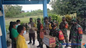 Polisi Dairi Serahkan Bantuan Dampak Angin Puting Beliung