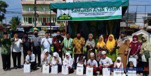 PDM Subulussalam Santuni 120 Anak Yatim, Per Orang Rp400 Ribu plus Sarung