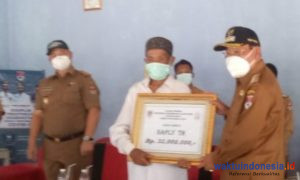 Bupati Saply Serahkan Bantuan Rumah Layak Huni, Ini Datanya