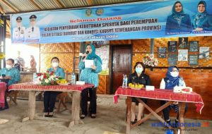 Wabup Karo dan Ketua TP PKK Dampingi Ny Nawal Salurkan Bantuan di Taman Seribu Bunga