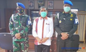 Pangdam I/BB Dijadual ke Karo, Wadan Denpom Sibolga-Dansub Denpom Datangi Bupati Terkelin