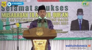 Resmi Ditutup, Ketua PC GP Ansor Apresiasi Pelaksanaan MTQ ke-46 Dairi
