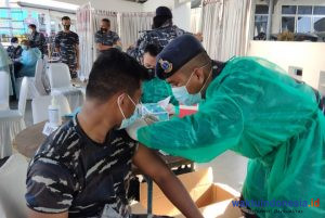 Pushidrosal Sukseskan Serbuan Vaksinasi Covid-19 bagi Prajurit dan PNS TNI AL