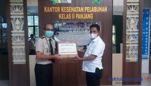Pj Bupati Pesibar Berkomitmen Tekan Penyebaran Covid-19, Terima Bantuan UKLW KKP Kelas II Panjang