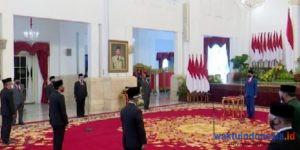Presiden Jokowi Reshuffle Kabinetnya, Ini Mereka yang Dilantik