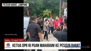 Ketua DPR RI Resmikan Perubahan Nama Bandara dan Jalan di Pesisir Barat