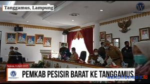 Pj Bupati Bambang Sumbogo Jalin Kerjasama dengan Tanggamus
