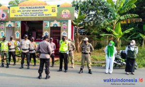 Hari Pertama Ops Ketupat Krakatau, Polres Pesawaran Cek 8 Pospam