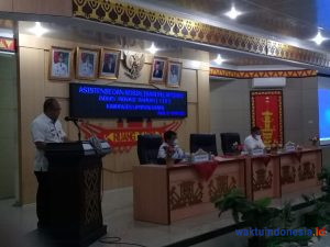 Sekda Lampura Buka Sosialisasi Pelaporan IID 2021