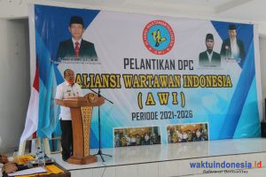 Sekkab Lampura Hadiri Pelantikan DPC AWI