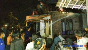 Rumah Warga Di Pesawaran Ludes Terbakar, Kerugian Ditaksir Puluhan Juta