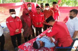 PDI Perjuangan Pesawaran Gelar Khitanan Massal di Harlah Pancasila