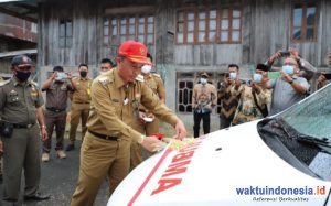 Patut Dicontoh! Tanjungraya Sukau Punya Mobil Ambulance Sumber DD, Dilaunching Bupati Lambar