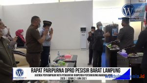 Rapat Paripurna DPRD Pesbar: Penyampaian Nota Pengantar Ranperda Pertanggungjawaban APBD 2020