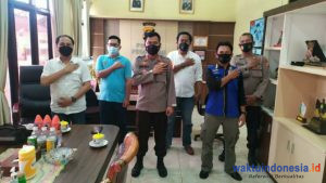 Sinergi Polres Pesawaran – PWI Tangani Percepatan Penanganan Penyebaran Corona