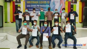 Putus Mata Rantai Corona, PWI Subulussalam Ikut Vaksinasi