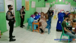 Bangun Sinergitas, Aleg Gerindra Gandeng Polres Pesawaran Gelar Vaksinasi Gratis