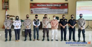 Polres Pesawaran Gelar Pelatihan Tracer Corona Bintara Muda Dan Ormas