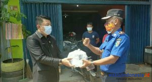 Komisi II Berikan Bantuan Kepada BPBD Di Posko Terpadu