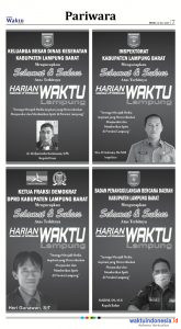 Harian Waktu Lampung, 12 Juli 2021, iklan