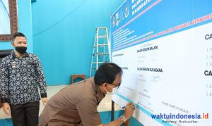 Bupati Agus Hadiri Deklarasi Damai Pilratin di Pesibar