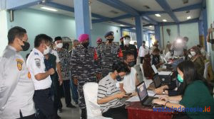 Wujud Sinergitas, Kemenhub, Brigif 4 Mar/BS Dan ASDP Gelar Vasinasi