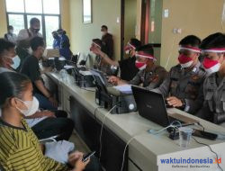 Sambut HUT RI Ke 76, Polres Pesawaran Gelar Vaksinasi Merdeka