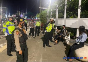 Saat Operasi Yustisi Polres Pesawaran, Sandal dan Celana Sepasang Muda-Mudi Ini Menarik Perhatian