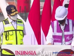Tampak Serasi Duet Jokowi-Anies di Peresmian Jalan Tol Pulo Gebang – Kelapa Gading Pagi Ini