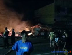 Warung Gorengan dan Ruko Fotocopy Ludes Terbakar di Gedongtataan