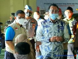 HUT PD Ke-20, Zulkifli Anwar Hadiri Vaksinasi Masal di Lampung Selatan