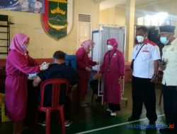 KONI Pesawaran Gelar Vaksinasi Dosis II Atlet dan Official