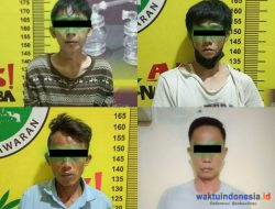 Buronan Curas Tertangkap Sedang Nyabu Bersama 3 Rekannya