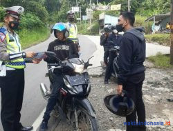 Masyarakat Masih Abai Prokes, Polres Pesawaran Berikan Sanksi