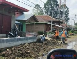 Angin Segar, Titik Langganan Banjir di Pekon Canggu Mulai Ditangani